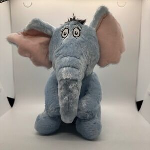 Dr Seuss Horton Hears a Who Blue Elephant‎ Plush Kohl's Cares Stuffed Animal Toy